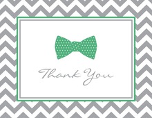 Green Bow Tie Note Cards