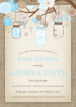 Oh Baby It's Cold Outside Snowflakes Invitation