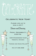 New Year Placesetting Invitation