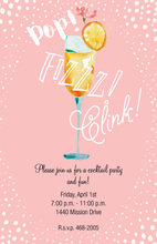 Pink Mimosa Party Invitations