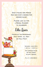 Classic Bride Presents Polka Dot Invitation