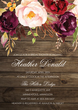 Classic Garden Rose Trellis Invitation