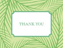 Watercolor Tropics Mahalo Thank You Cards