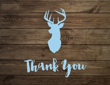 Hanging Lights Wood Plank Thank You Cards