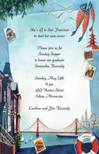 San Francisco Golden Gate Invitations