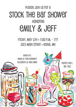 Fun Cocktail Posse Party Invitations