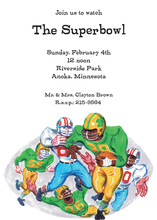 Game Day Football Sports Party Invitation