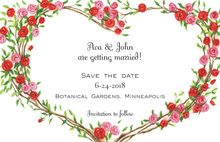 Blooming Sweetheart Roses Invitation