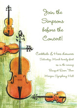 Symphonic Violin Strings Invitation