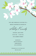 Special Lavender Blossoms Wedding Invitations