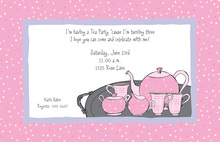 Sweet Tea In Sweet Pink Invitation