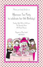 Having Little Tea Party Here Special Invites