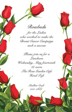 Romantic Elegant Rose Buds Invitation