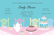 Modern Casual Long Table Dinner Invitations