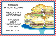 Juicy Burger Invitation