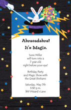 Little Wizard Magic Wand Invitation