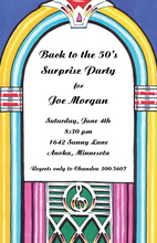 Inspired Oldies Disco Dance Invitations