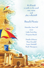 Classic Sandy Beach Invitations