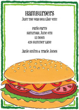 Burger Stack Invitation