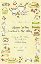Tea Date Ladies Luncheon Invitation