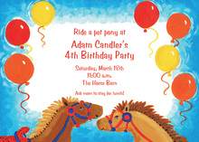 Pony Up Kids Invitations