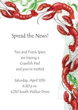Crawfish Gleam Invitations