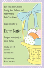 Easter Basket Invitations