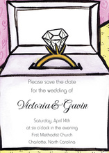 Wedding Ring In The Box Invitation