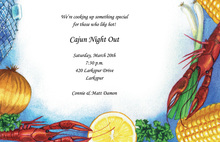 Cajun Feast Invitations