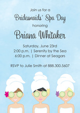 Sexy Pampered Girls Party Invitations
