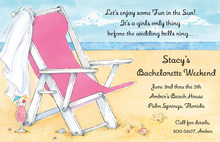 Veil Beach In Sunny Blue Sky Invitations