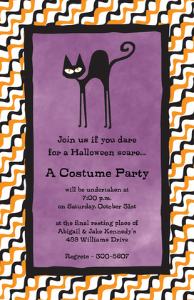 Cat Meowza Invitation