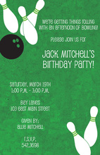 Popular Bowling Party Invitations